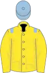 Yellow, Light Blue epaulettes and cap