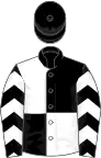 Black and White (quartered), chevrons on sleeves