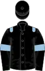 Black, light blue epaulets and armlets