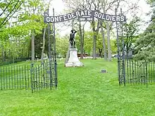 The Lookout (1910), Confederate Cemetery, Johnson's Island, OH.