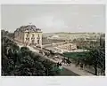 Meudon from the upper terrace. "Paris dans sa splendeur". Chapuis del.