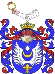 Coat of arms of Pierścień granted to Franciszek Ryx in 1768