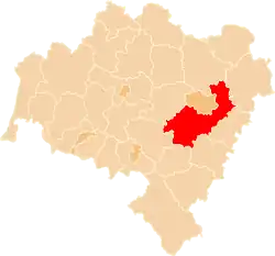 Location within the voivodeship