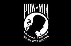 Flag of the National League of POW/MIA Families flag