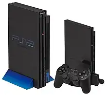 The sixth and seventh generation of video game consoles like PlayStation 2 (pictured) and the first Xbox were a hit in the 2000s. Sleeper hits like Katamari Damacy released on the PlayStation 2, and more popular games like Grand Theft Auto: Vice City released on the PlayStation 2 and Xbox.