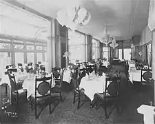 Second-floor restaurant