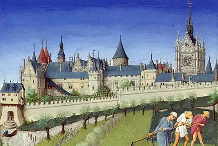 Palais de la Cité (1119–) and Sainte-Chapelle (1238–48), Paris