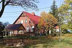 House with a playground