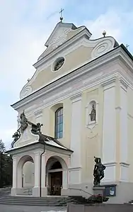 Facade of the church