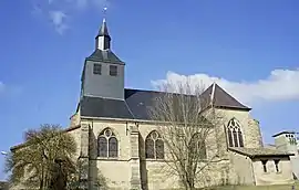 The church in Passavant-en-Argonne