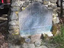 California Historic Marker 448, for Patchen, California.