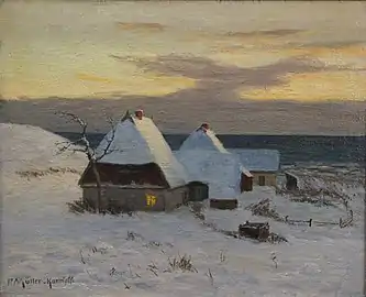 Paul Müller-Kaempff: Winter, Darss Peninsula