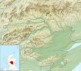 Fingask Loch is located in Perth and Kinross