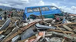 The 2018 Sulawesi earthquake caused major liquefaction in villages around the city of Palu.