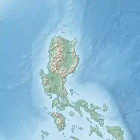 Map showing the location of Santa Lucia Protected Landscape