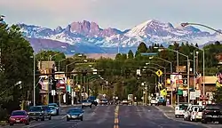 Pine Street, Pinedale, Wyoming - Looking East