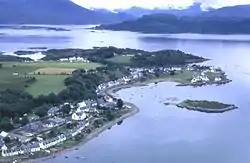 Aerial view of Plockton