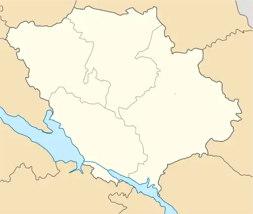 Chutove is located in Poltava Oblast