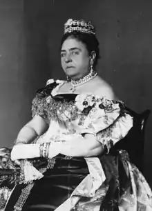 Mary Adelaide, Duchess of Teck in her early fifties