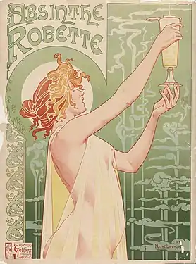 Poster for Robette Absinthe by Henri Privat-Livemont (1898)