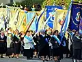 Poland (Gorzów Wlkp.). Religious flags