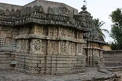 The Mallikarjuna temple at Basaralu, built in 1234 during the reign of Hoysala King Vira Narasimha II