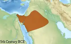 Qedarites in the 5th century BC