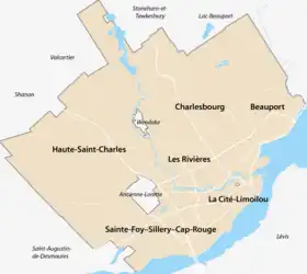 Charlesbourg-Royal is located in Quebec City