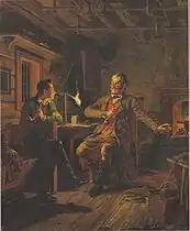 Ensign Stål and the undergraduate, Robert Wilhelm Ekman, 1853