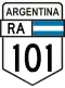 National Route 101 shield}}