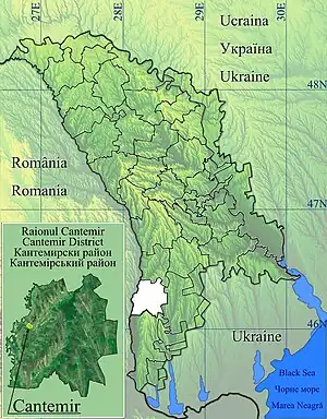 Cociulia is located in Cantemir