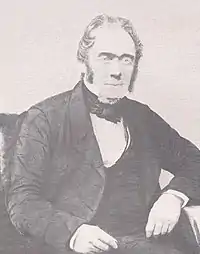 Photograph of a seated Ralph Heaton II