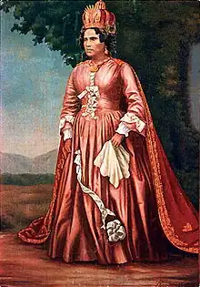 Ranavalona I, from the Hova dynasty, was Queen Regnant of Madagascar from 1828 to 1861.