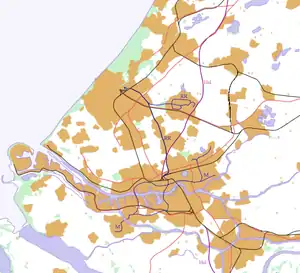 Dordrecht Zuid is located in Southwest Randstad