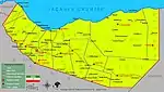 Administrative divisions of Republic of Somaliland in 2014