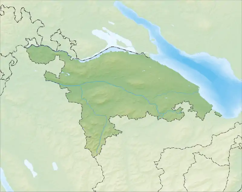 Felben-Wellhausen is located in Canton of Thurgau