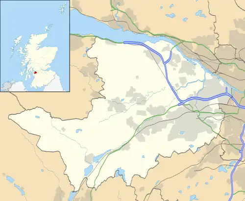 Riccartsbar Hospital is located in Renfrewshire