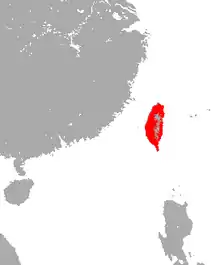 Endemic to Taiwan