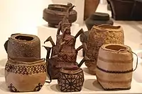 Various rice baskets