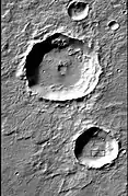 CTX image of craters with black box showing location of next image.