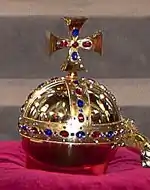 Dutch globus cruciger, part of the Regalia of the Netherlands