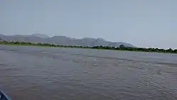 Paraguay River in the Amolar Mountains, in Corumbá, Mato Grosso do Sul, Brazil