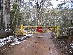 The road to Mount Franklin, ACT, was built by the Canberra Alpine Club in the 1930s.