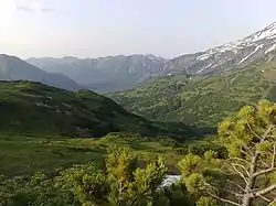 Road to Mutnovsky Glacier in Yelizovsky District