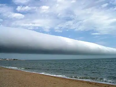 A Roll Cloud over Uruguay (January 5, 2010; June 2, 2013; June 12, 2016)