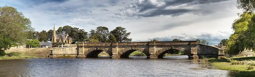 Ross Bridge over the Macquarie River, completed between 1831 and 1836.