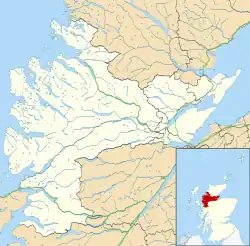 Contin is located in Ross and Cromarty