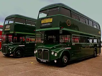 Image 39Preserved AEC Routemaster coaches in London Transport Green Line livery.