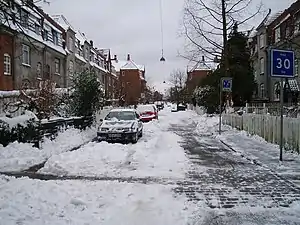 Snowy street