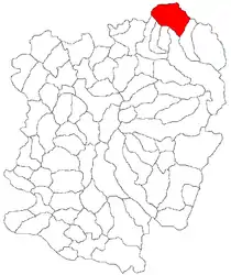 Location in Caraș-Severin County